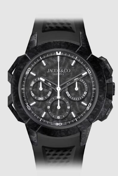 Jacob & Co EC440.29.AA.AA.A epic x chrono 44mm tri-compax black replica watch